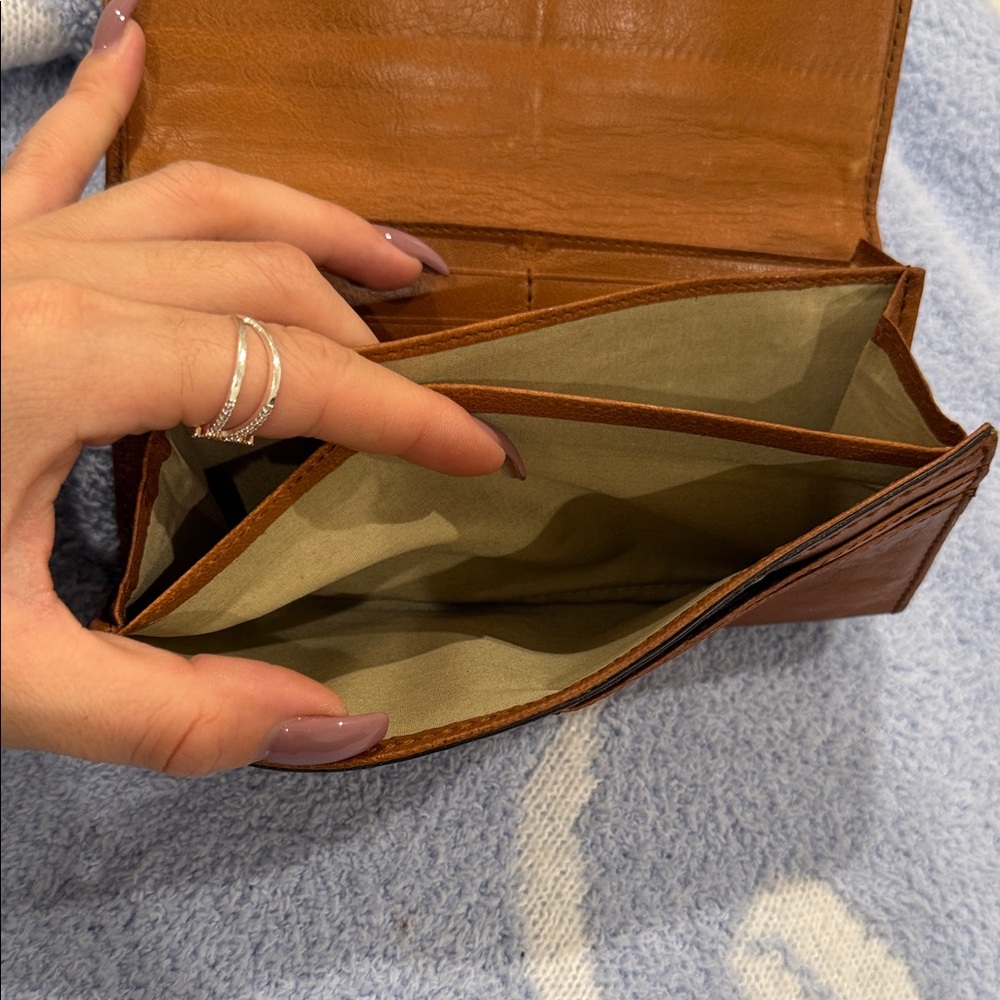 Chloe Brown Leather Wallet - Picture 6 of 10